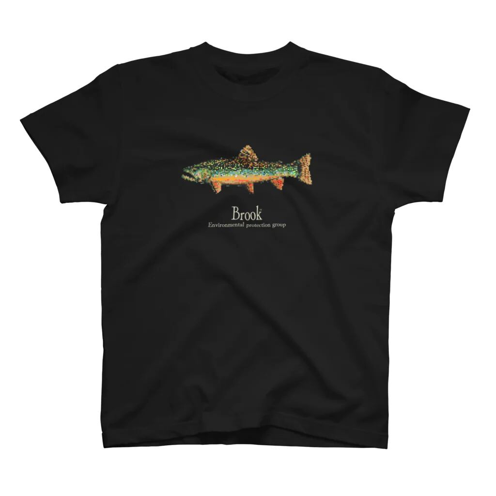 Black)Brook Dot Fish Tee