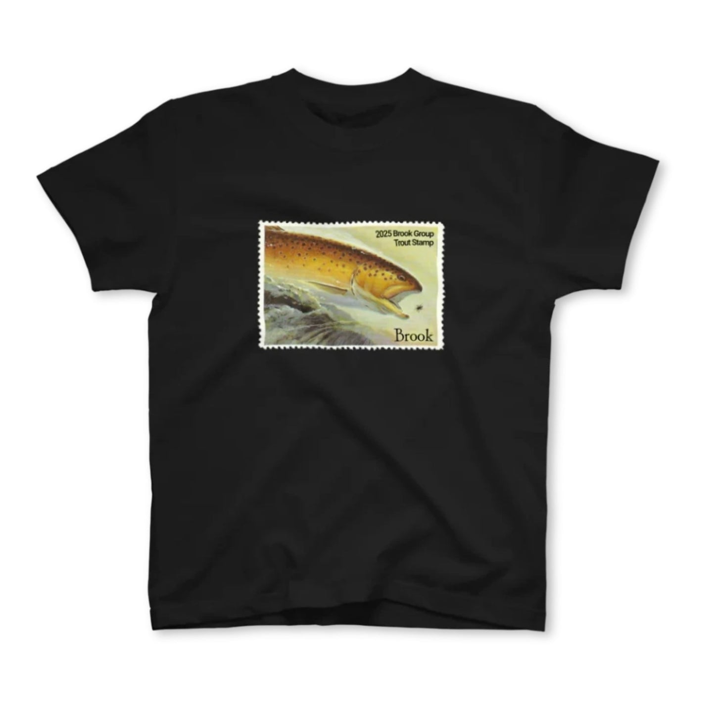 Black) 2025ss Brook Stamp S/S Tee