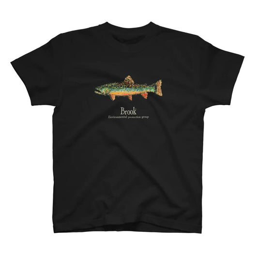 Black)Brook Dot Fish Tee