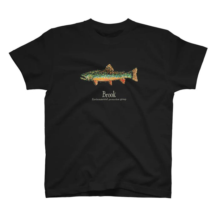 Black)Brook Dot Fish Tee