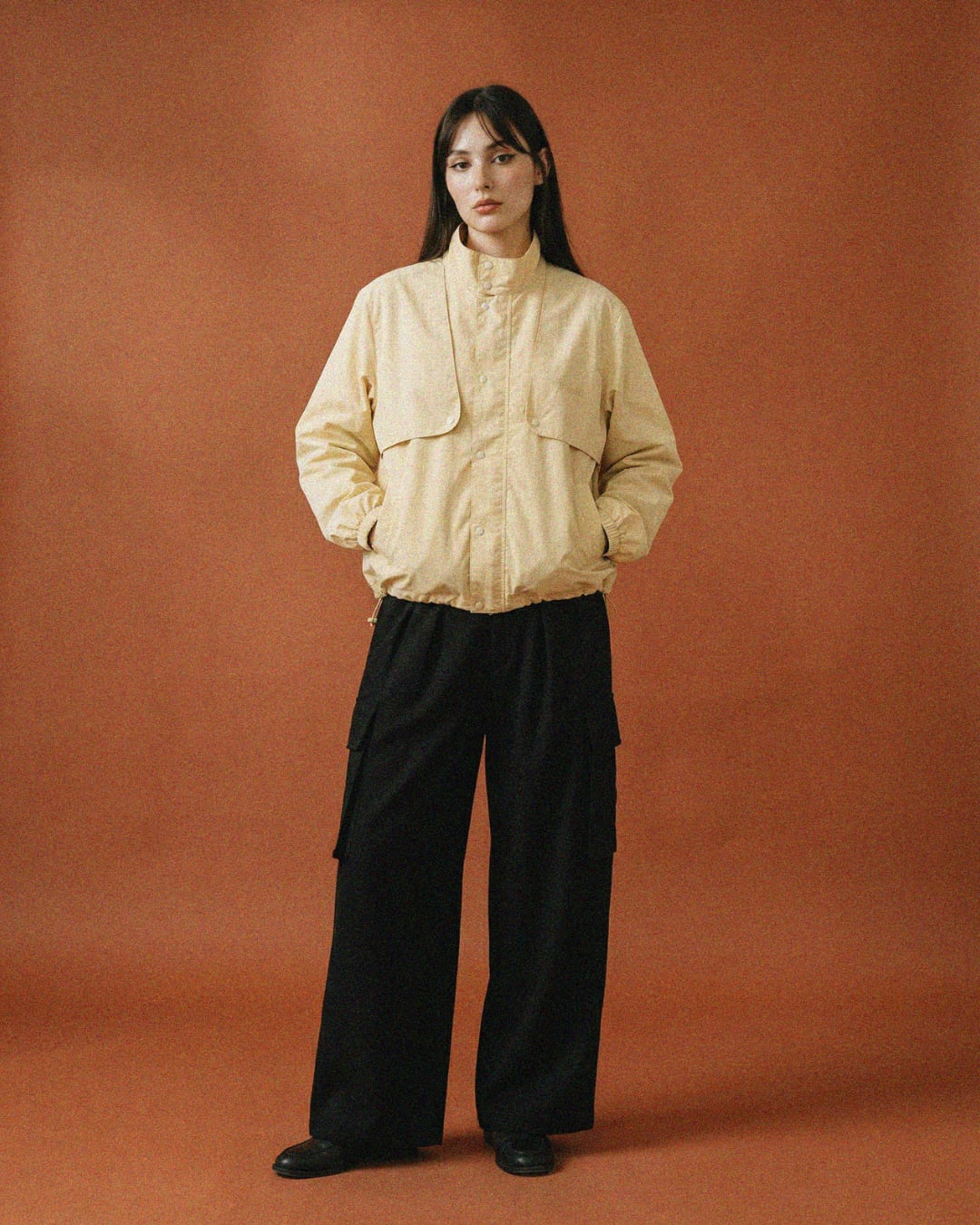 Beige) Brook Reflector Jacket