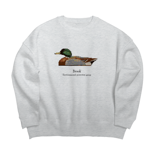 Ash)2025aw Brook DuckDot Sweat