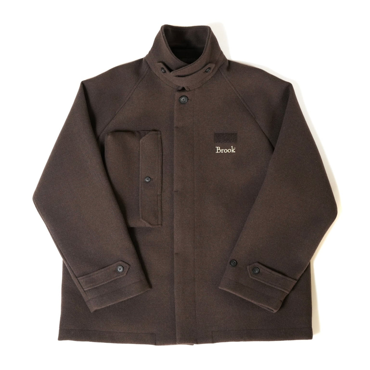 Brown)Soutien Collar Coat