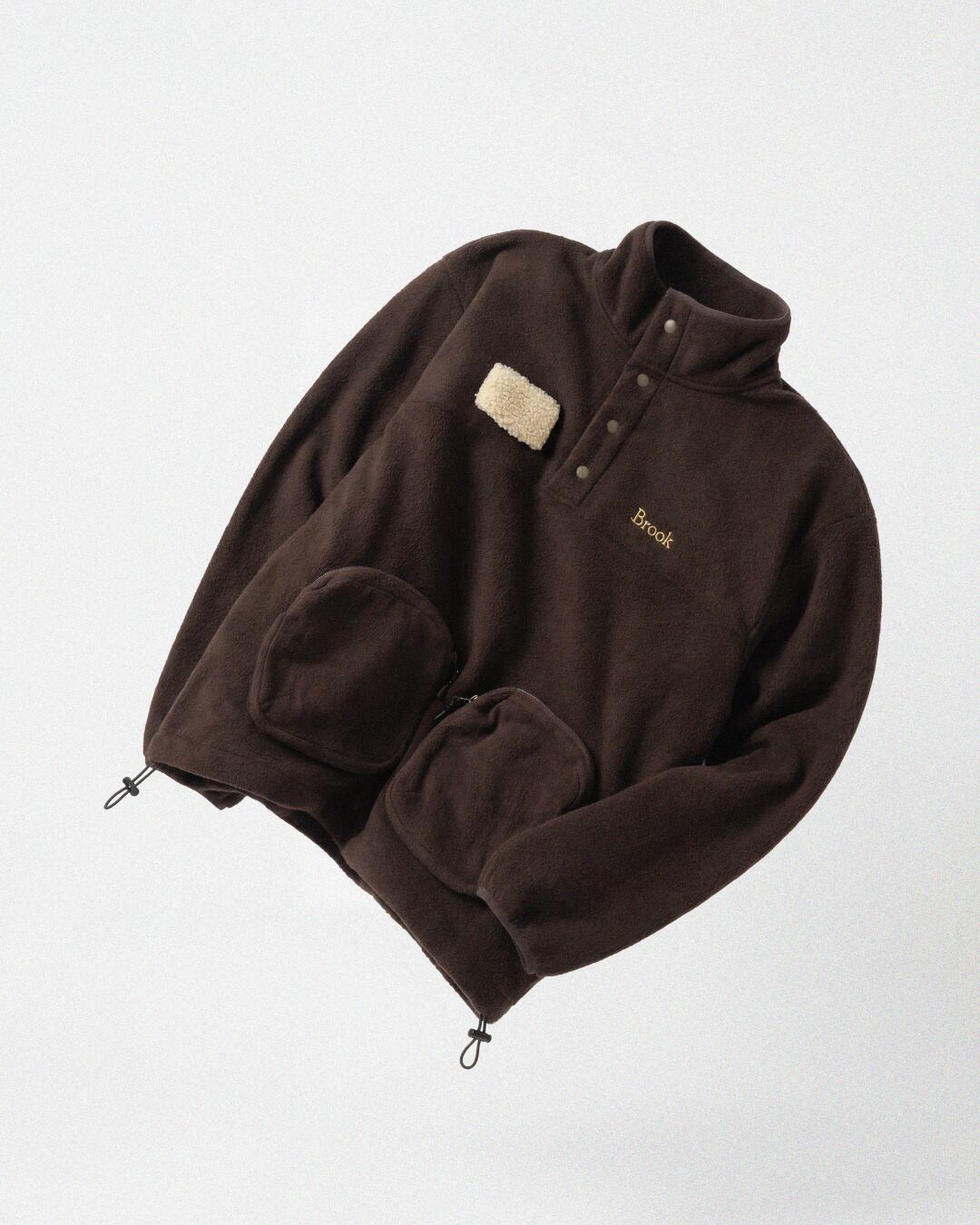 Brown)Brook Long Sleeve Fleece JKT