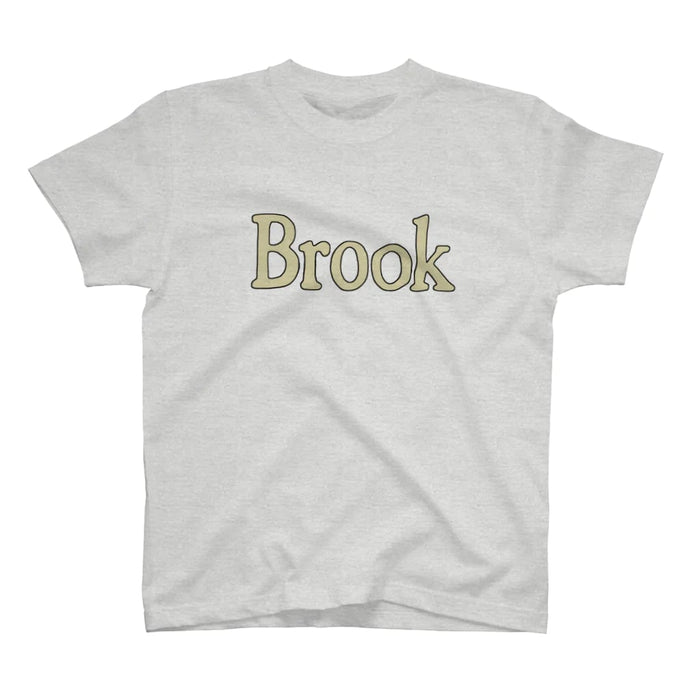 Ash)Unprocessed Brook Logo Tee