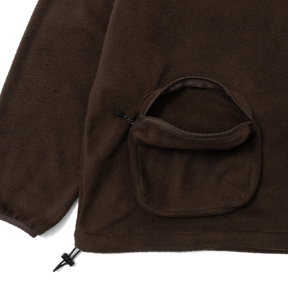 Brown)Brook Long Sleeve Fleece JKT