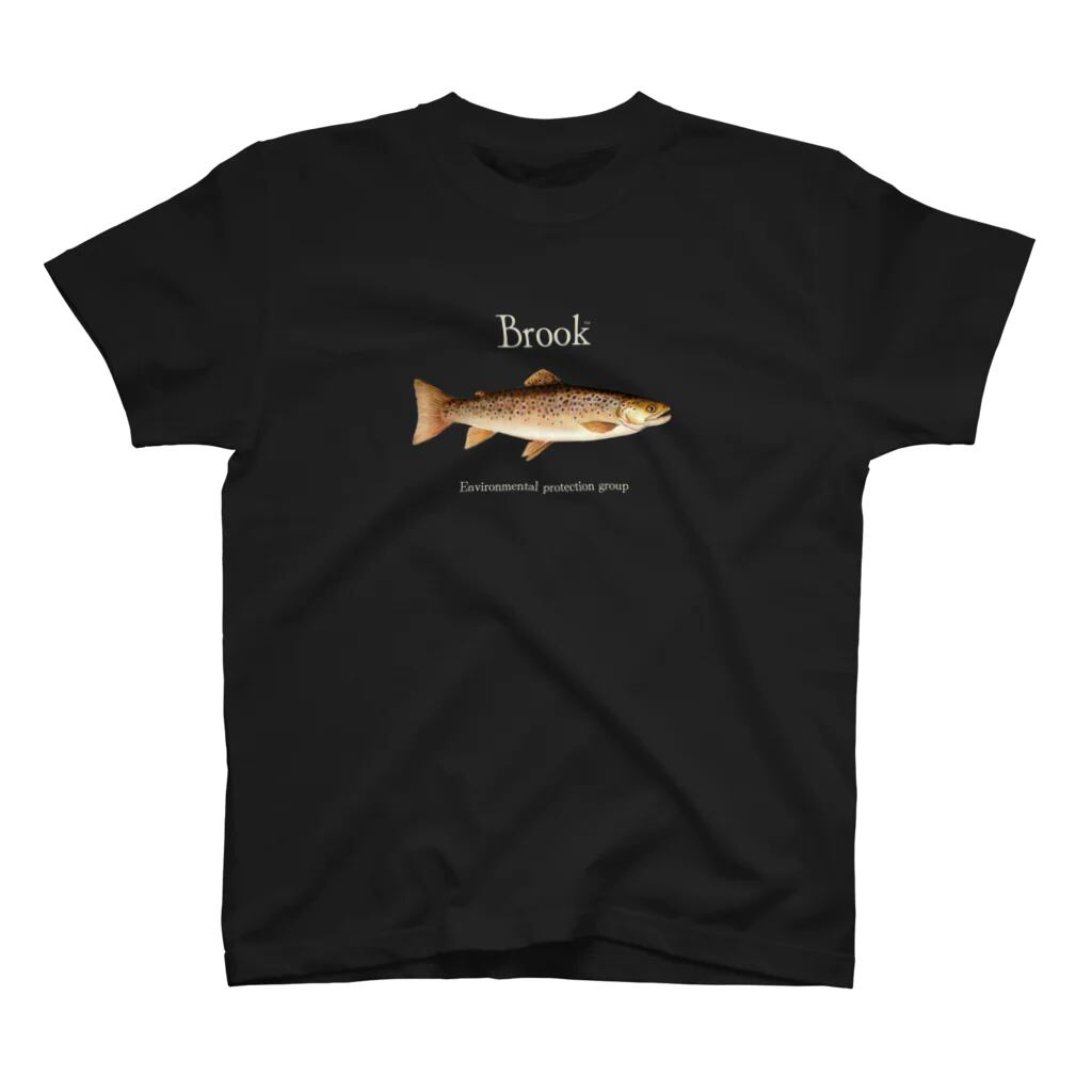 Black)2024ss Brown Trout Tee