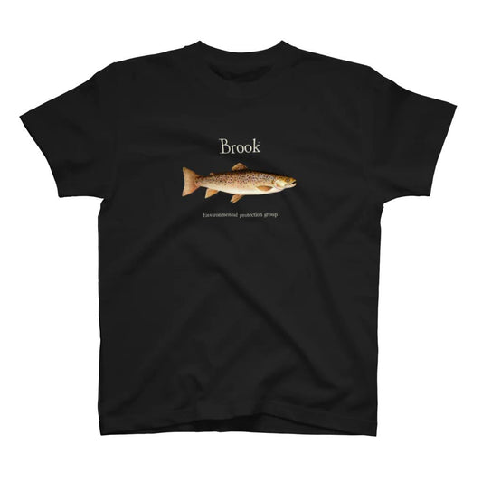 Black)2024ss Brown Trout Tee