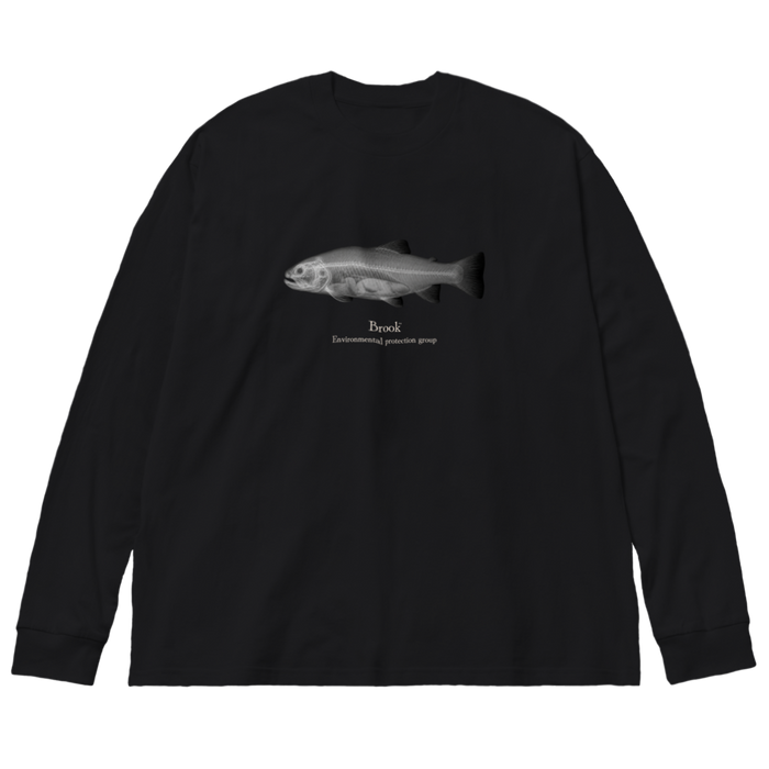 Black)Brook X-ray Trout Long Sleeve TEE