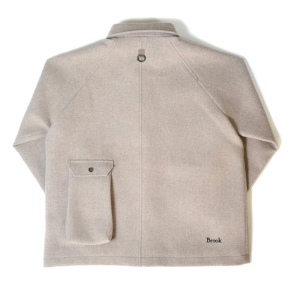 Oatmeal)Stand Collar Coat